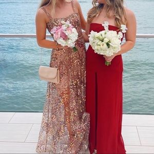 BRONX AND BANCO MIDNIGHT GOWN IN GOLD